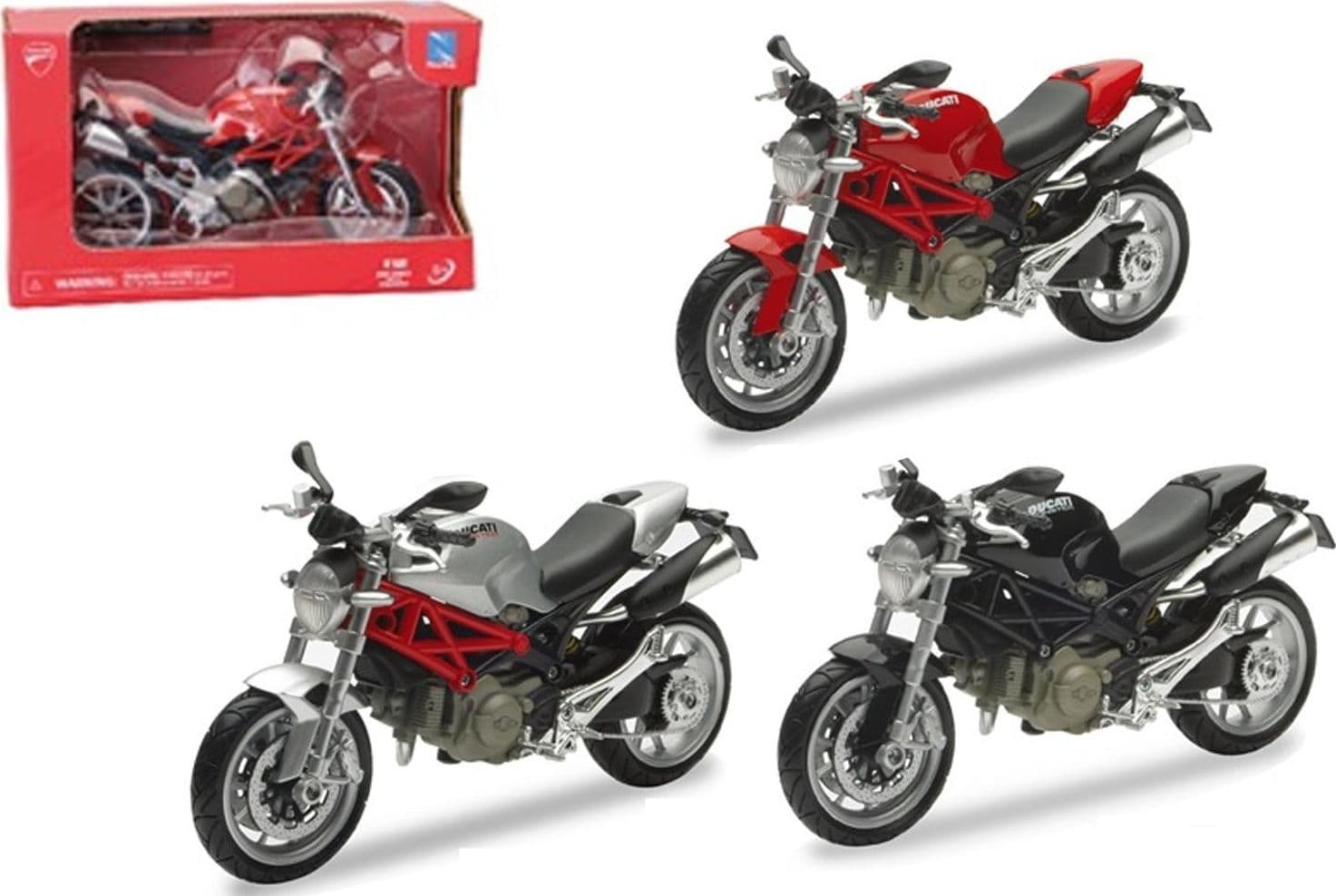 Moto Ducati Monster 1100 1:12 - 2