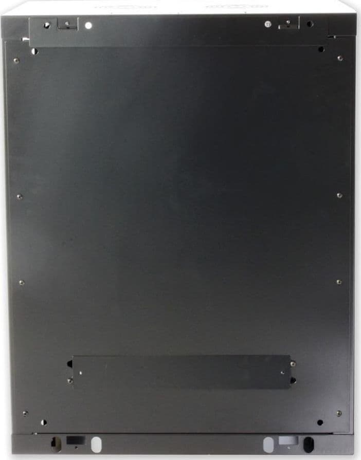 Armadio Rack 19'' a muro 12 unit&agrave sezione unica prof. 600mm Nero - 5