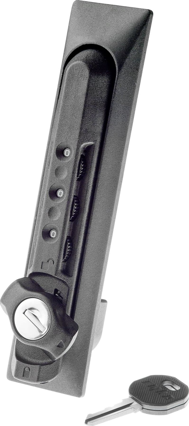 Maniglia a Combinazione per Porta Armadi Rack Nero
