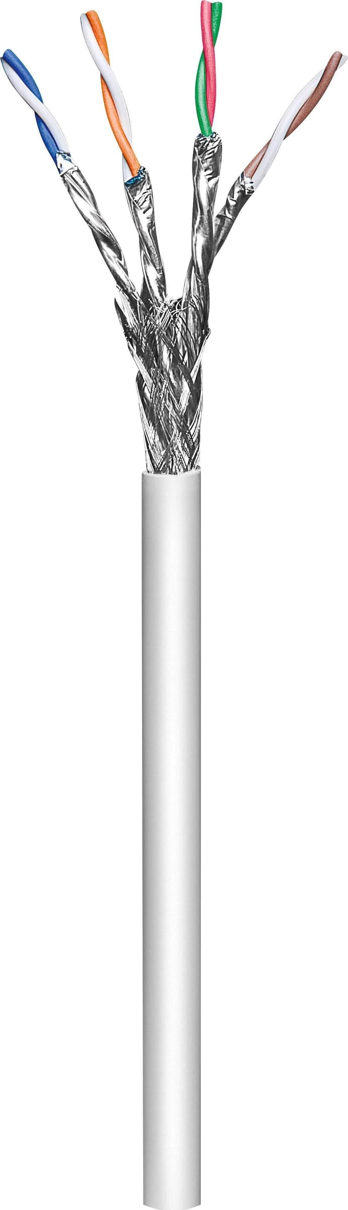 Matassa S/FTP Cavo Cat.7 Rame LSZH 100m Flessibile Bianco - 4
