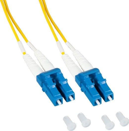Cavo Fibra Ottica Monomodale OS2 LC/LC 9/125 0,5 m - 6