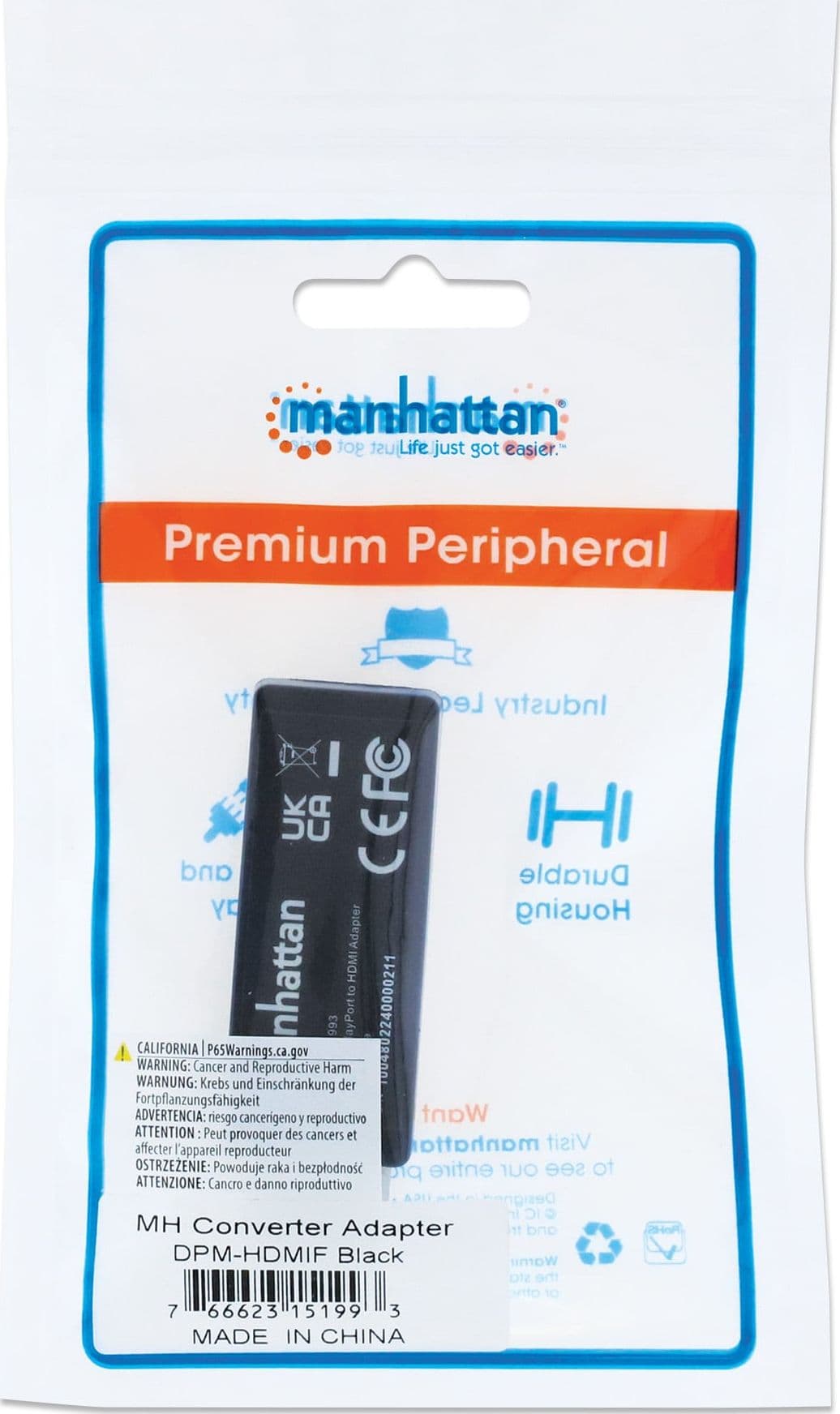 Adattatore DisplayPort DP Maschio HDMI Femmina - 2