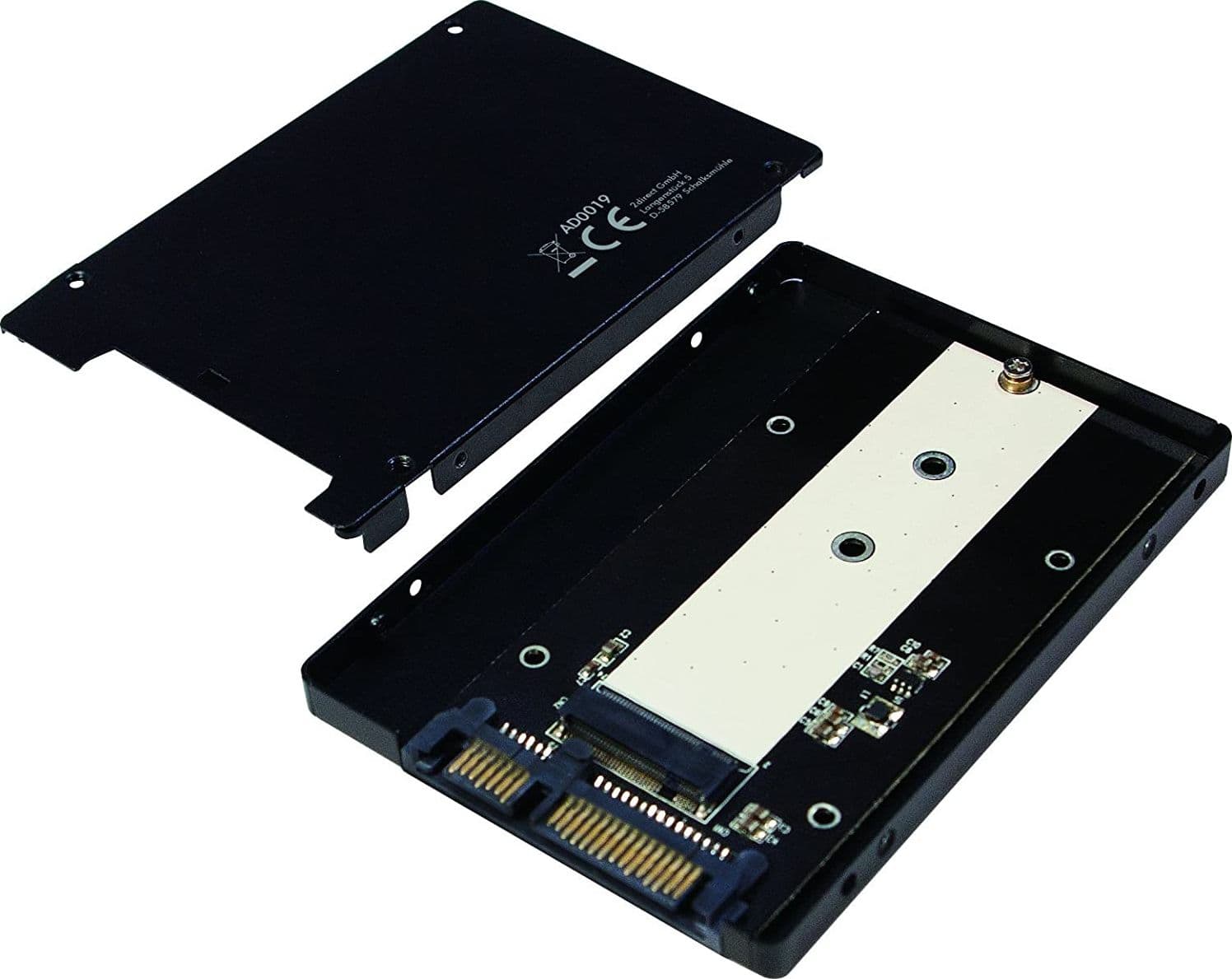 Adattatore SSD M.2 SATA III a SSD SATA 2.5'' - 4