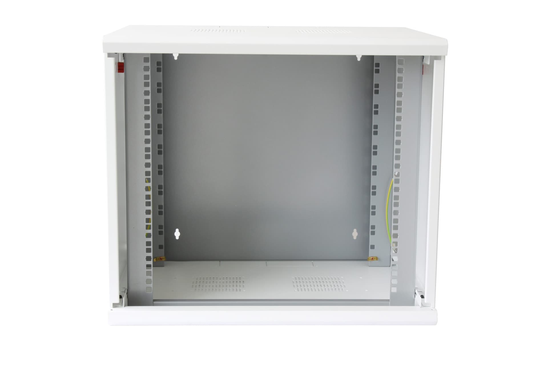 Armadio Rack 19'' a muro 16 unit&agrave sezione unica prof. 500mm Bianco - 8