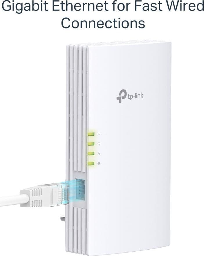 Kit Adattatori di Rete Powerline AV1000 con Porta Gigabit e Wi-Fi 6 Dual Band AX1500 - 9