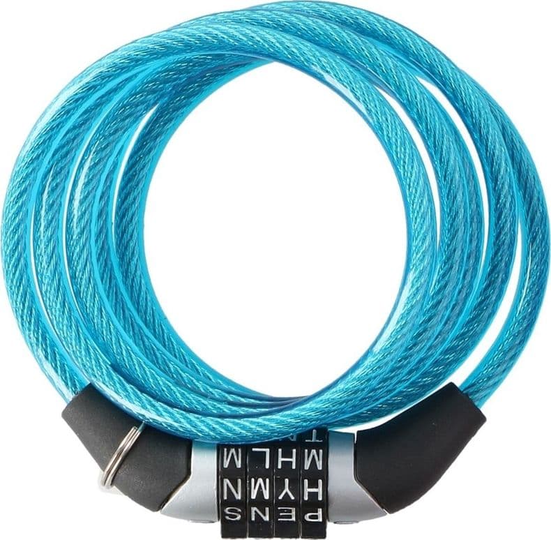 Dunlop - Bicycle Lock with Combination (Blue) - 3