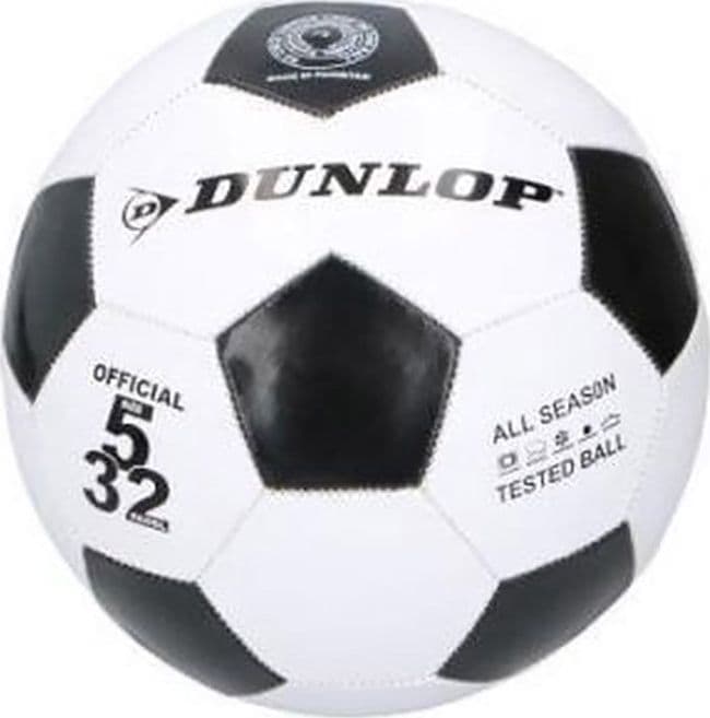 Dunlop - Football ball s.5 (Black)