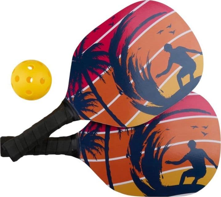 Set da pickleball Eddy Toys composto da 3 pezzi con racchette e palla. - 4