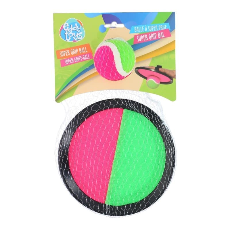 Eddy Toys - Palla super aderente con base di presa in velcro - 2
