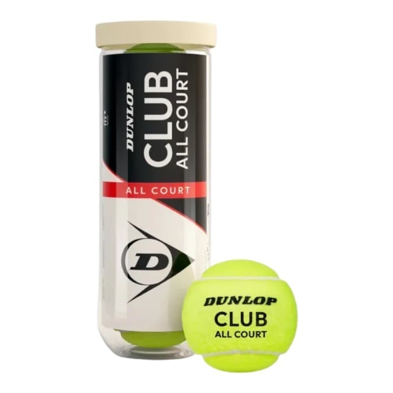 Dunlop - Palline da tennis per tutti i campi, 3 pezzi (gialle) - 3