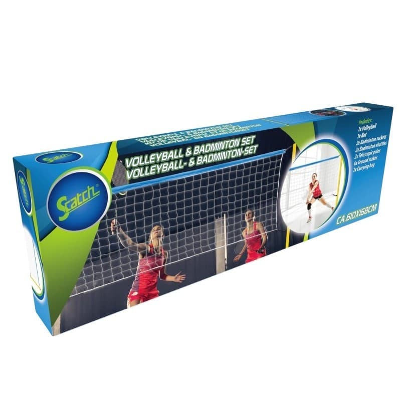 Scatch - Set 7 in 1 per pallavolo e badminton 310x168 cm - 12