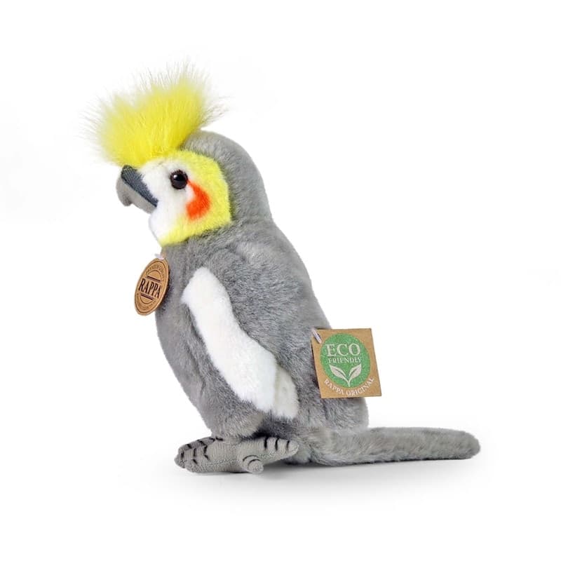 Rappa - Peluche realistico a forma di calopsitta, 18 cm, ecologico - 3