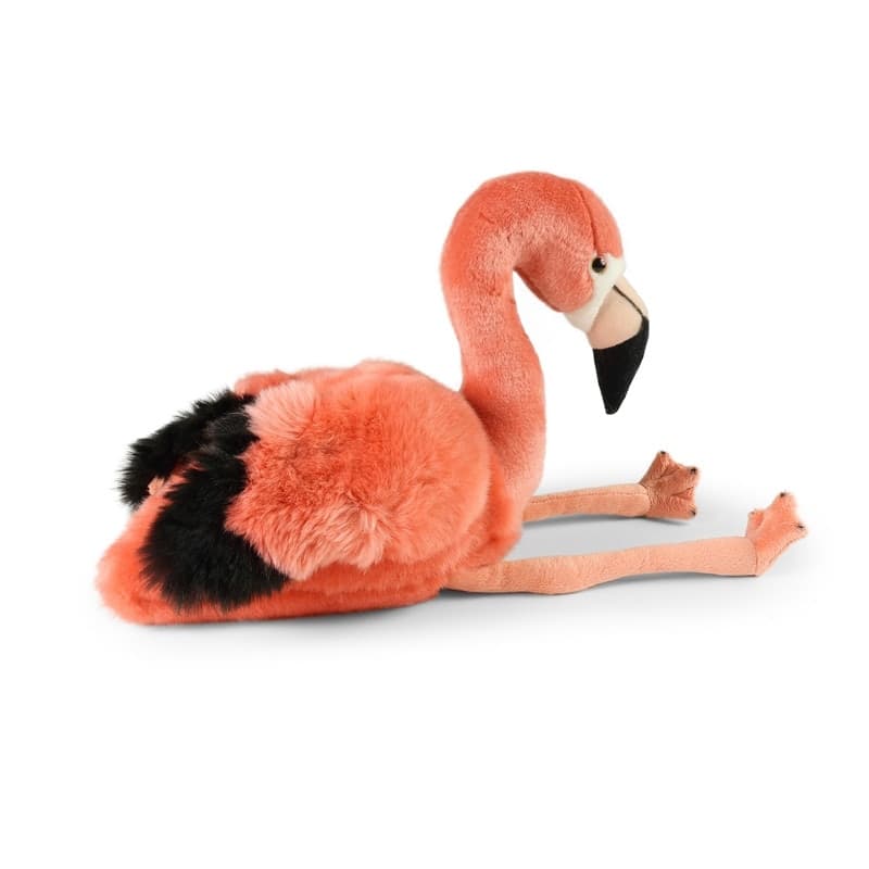 Rappa - Peluche realistico a forma di fenicottero, 36 cm, ecologico - 3