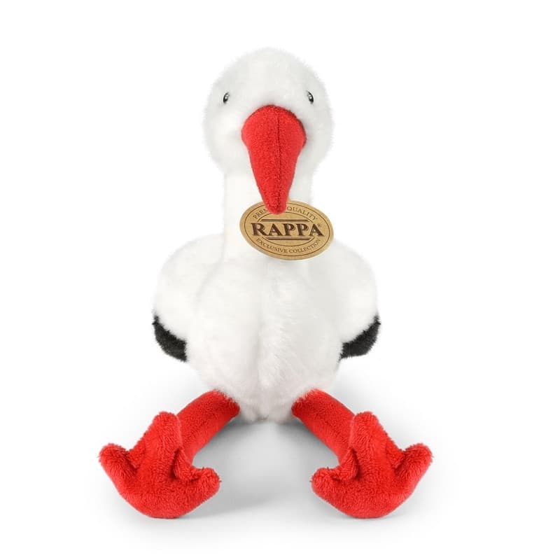 Rappa - Peluche realistico a forma di cicogna, 20 cm, ecologico. - 2
