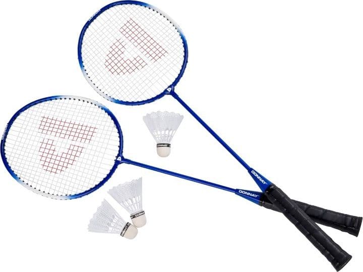 Donnay - Set da badminton da 6 pezzi in custodia (blu) - 5