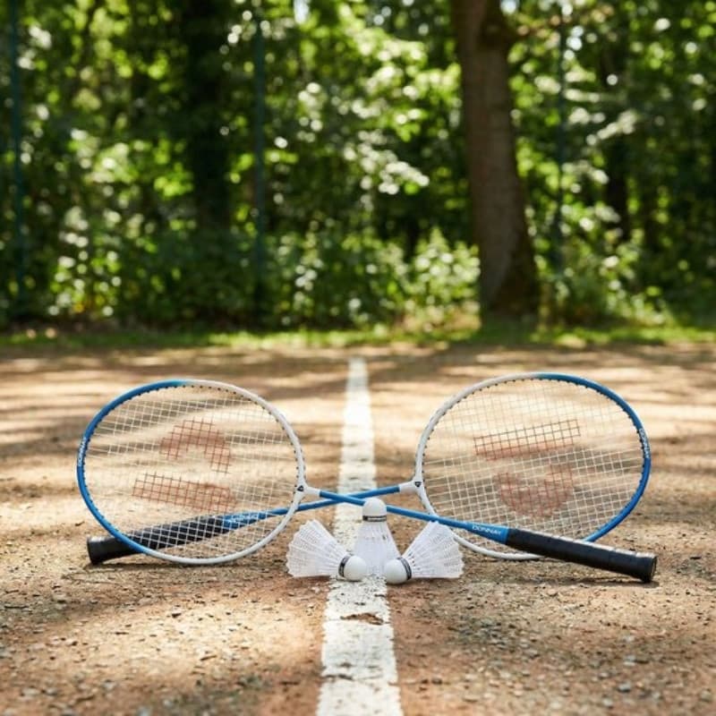Donnay - Set da badminton da 6 pezzi in custodia (blu) - 4