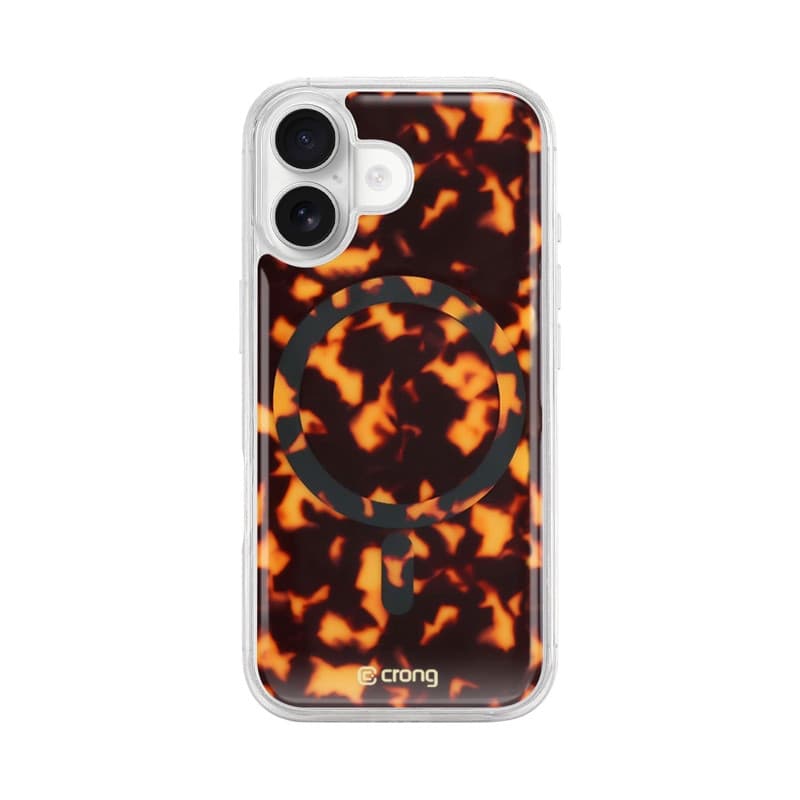 Crong Deluxe MAG Cover - Custodia MagSafe per iPhone 17 (tartaruga)