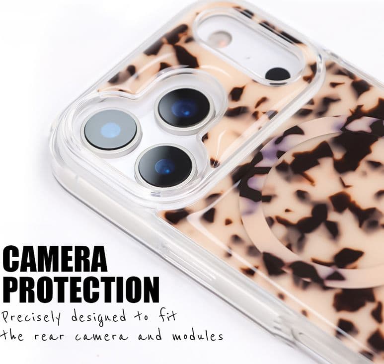Crong Deluxe MAG Cover - Custodia MagSafe per iPhone 17 Pro (tartarughe bionde) - 5