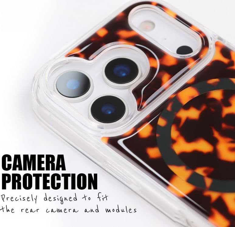 Crong Deluxe MAG Cover - Custodia MagSafe per iPhone 17 Pro Max (tartarugata) - 12