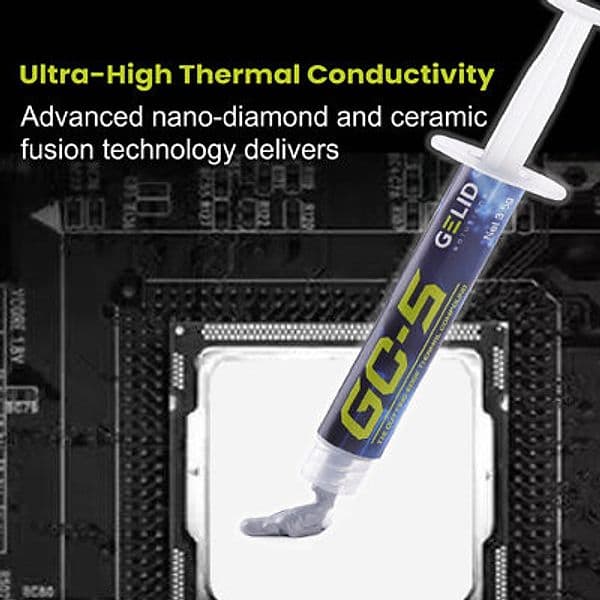 Pasta Termoconduttiva GC-5 per Dissipatori di Calore 3,5 g - 6