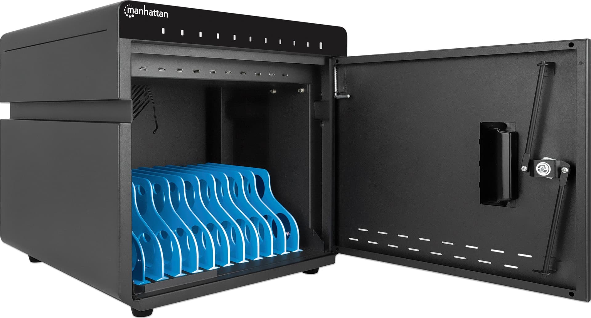 Armadietto Stazione di Ricarica USB-C&trade 180W per 10 Smartphone e Tablet fino a 10,2'' - 9