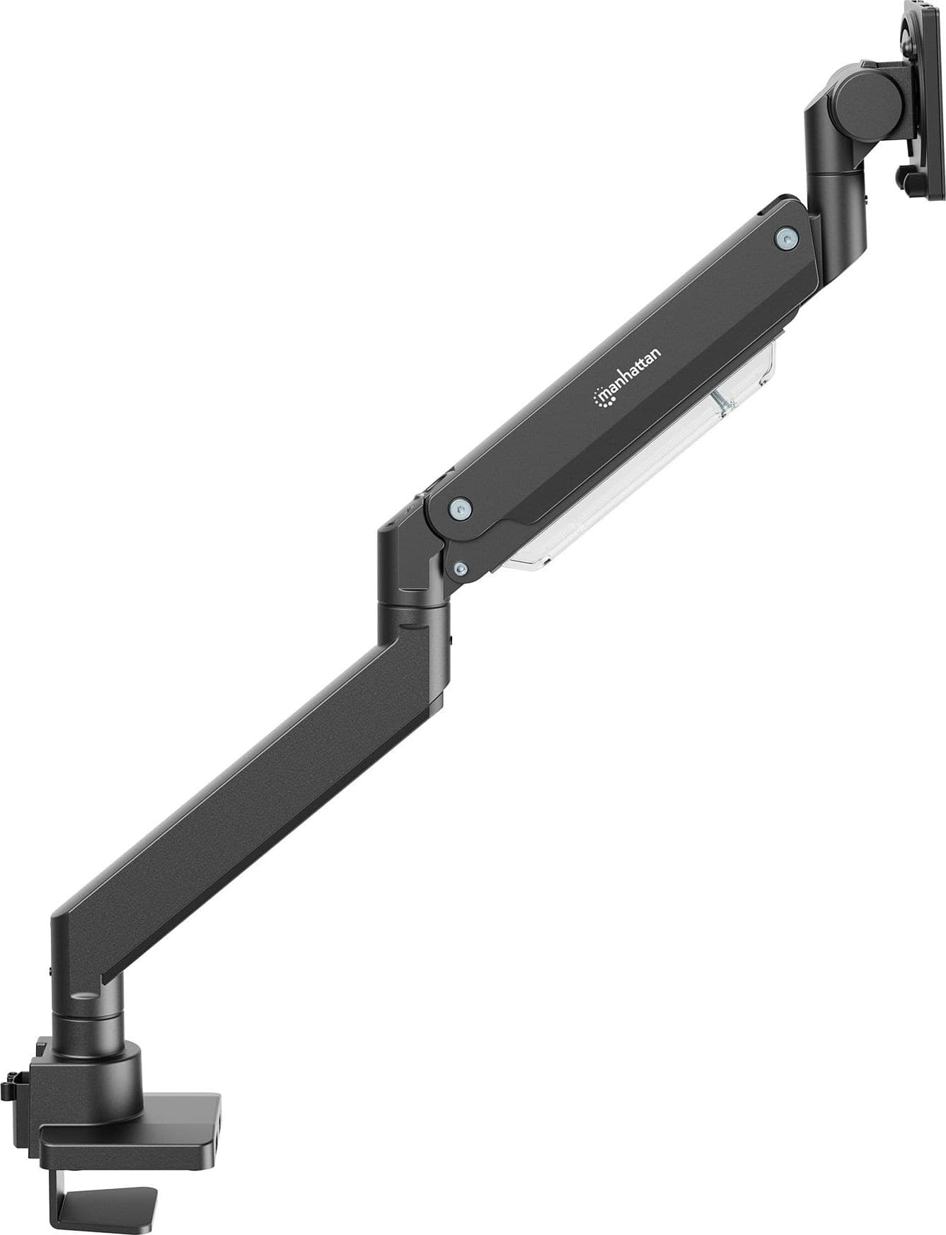 Supporto da Tavolo per Monitor Singolo 17-57'' con Molla a Gas in Alluminio Ultra Resistente con Porte USB - 3