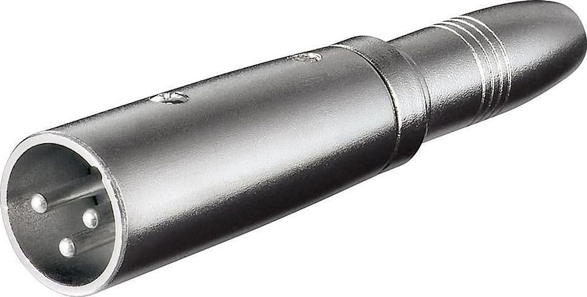 Adattatore XLR Cannon Maschio ad Audio 6,35mm Femmina Mono - 2