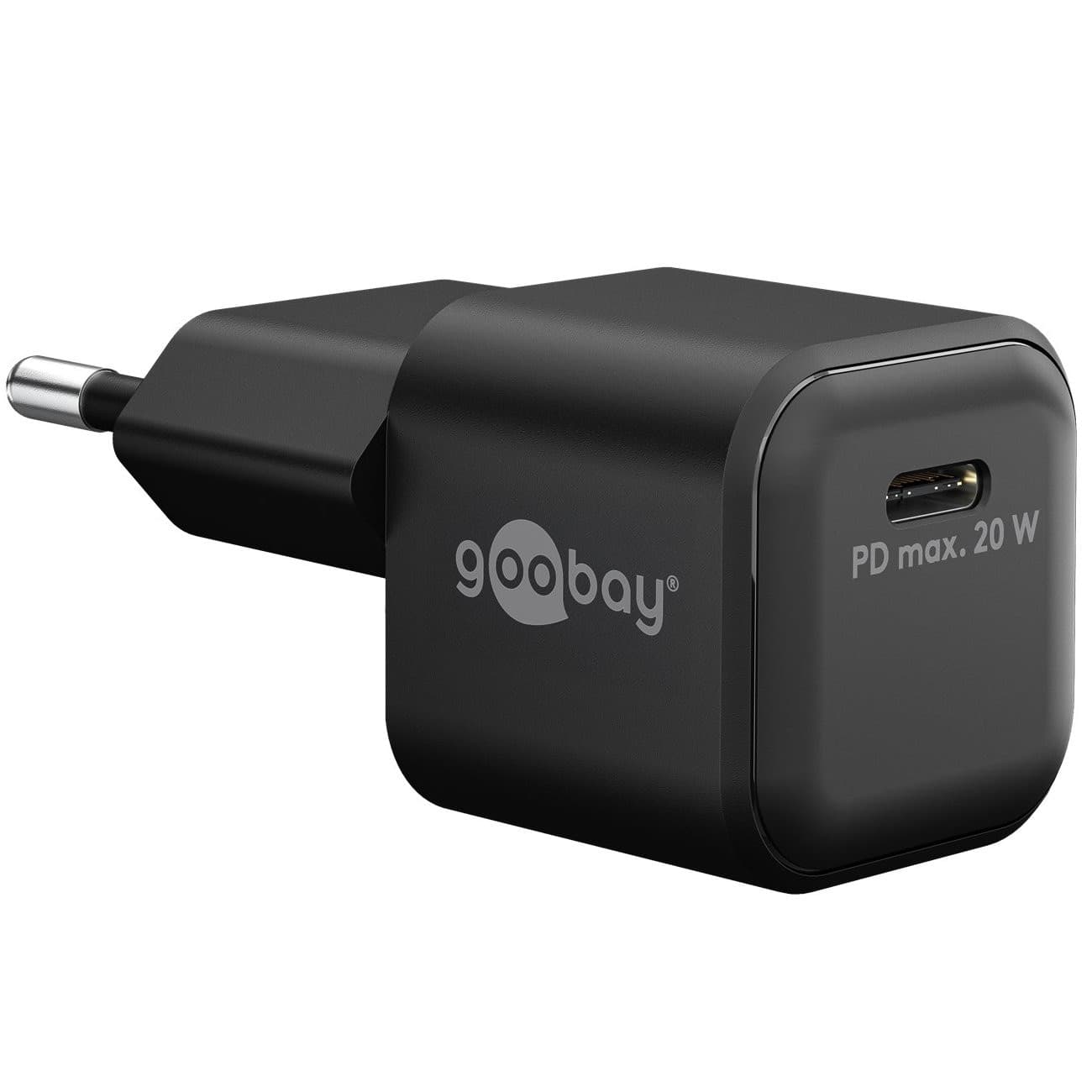 Alimentatore Caricatore Rapido USB-C&trade PD GaN Nano 20W 3A Nero - 7