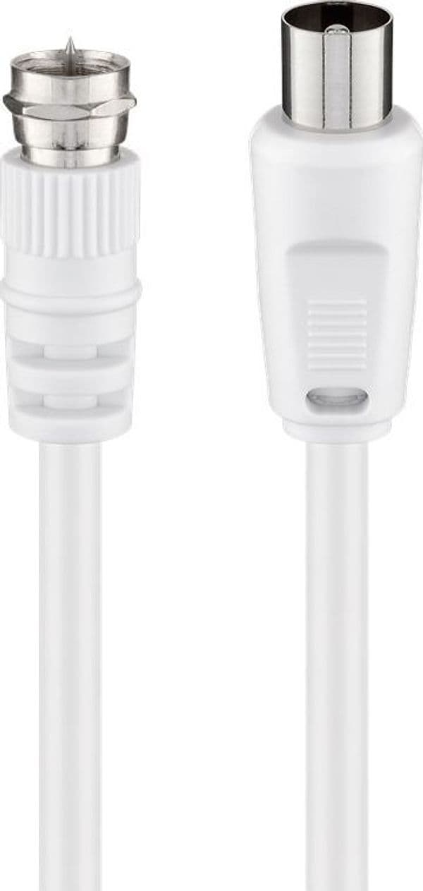 Cavo Antenna TV F/IEC M/M 2,5 mt - 4