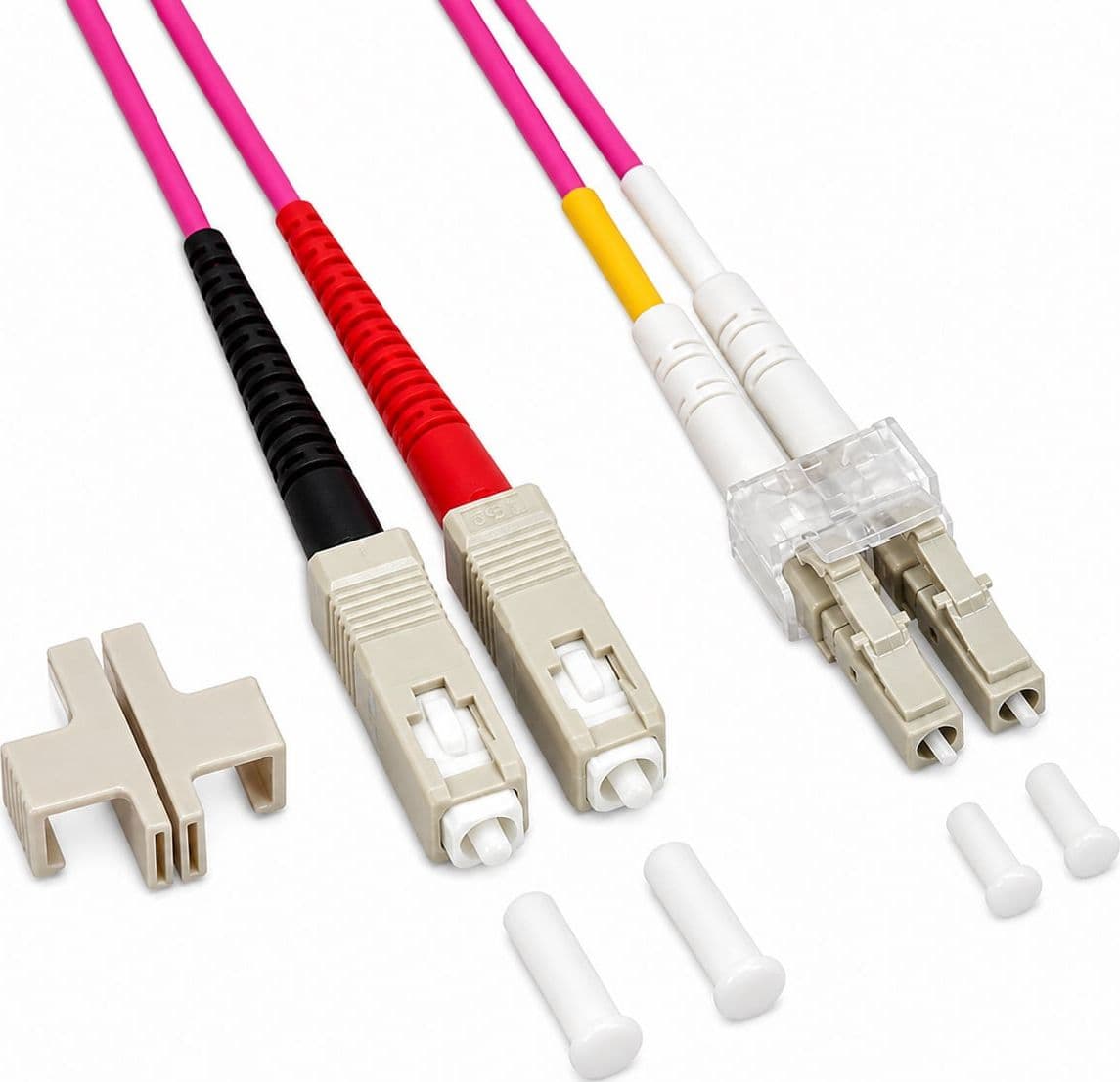 Cavo Fibra Ottica Multimodale OM4 SC/LC 50/125 2 m - 3
