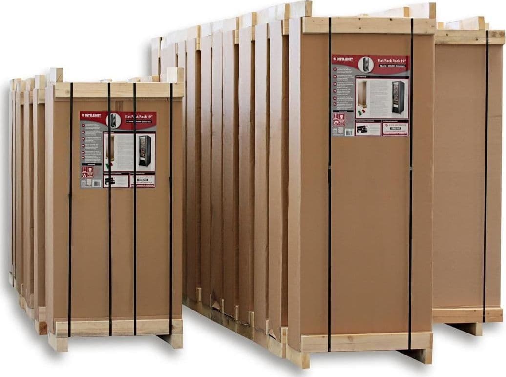 Armadio NetRack 19'' 600x600 42 Unit&agrave Nero da Assemblare - 3