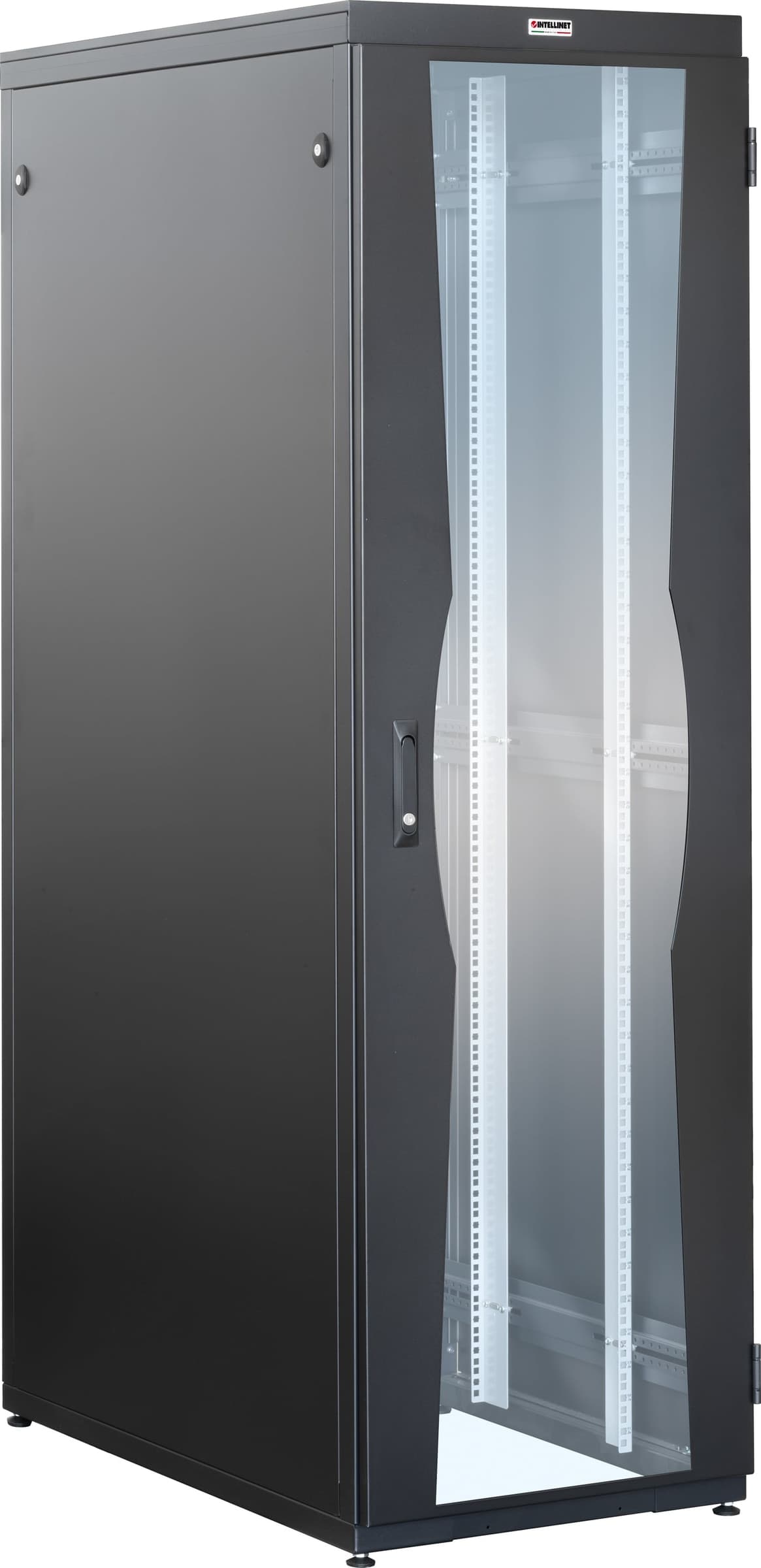 Armadio NetRack 19'' 600x600 42 Unit&agrave Nero da Assemblare - 4