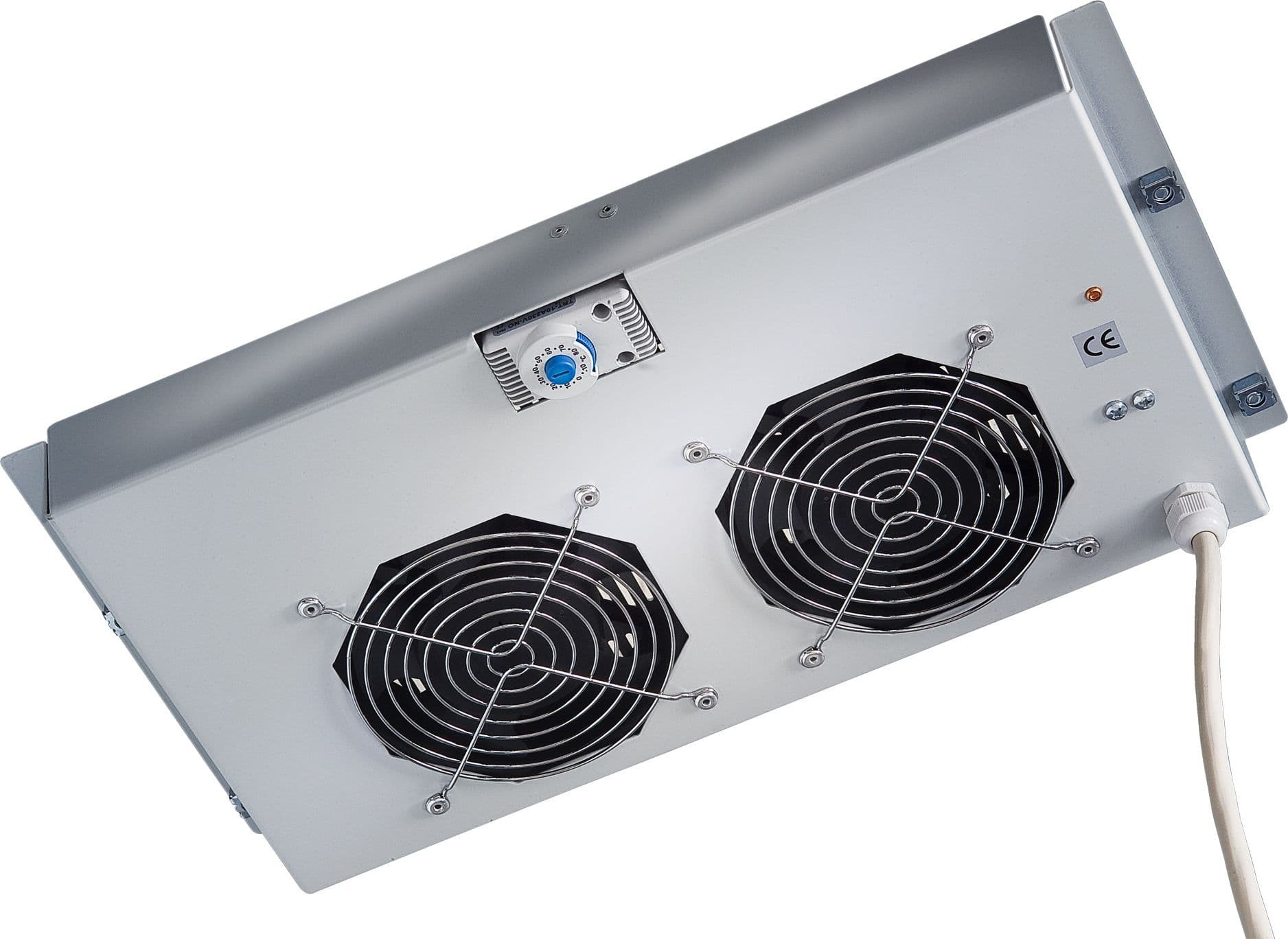 Gruppo di Ventilazione a Soffitto per Rack 19'' 2 Ventole Grigio - 3