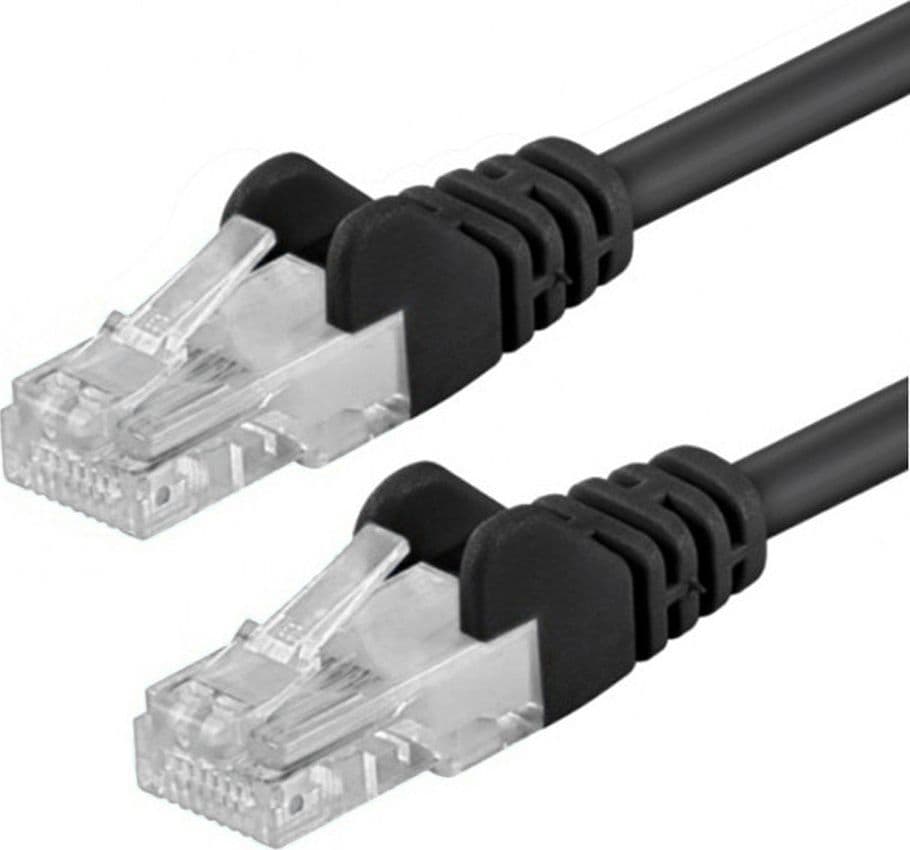Cavo di rete Patch CCA Cat. 5e Nero UTP 1,5 m - 6