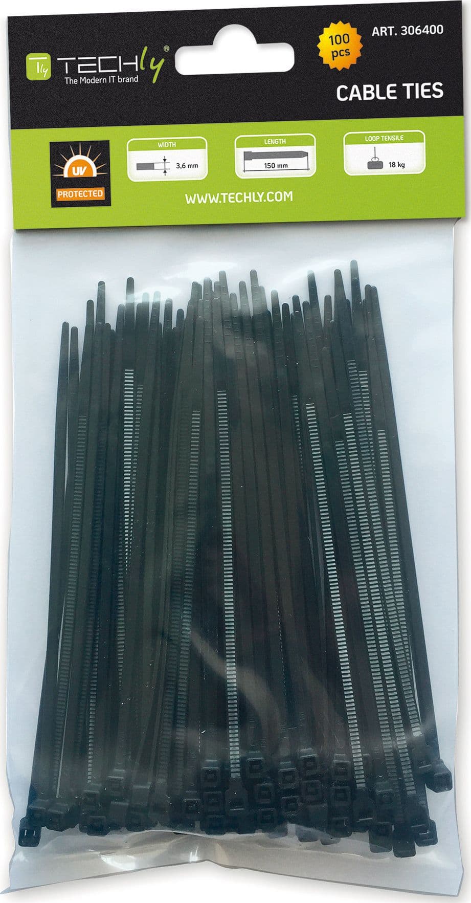 Fascette Fermacavi Autobloccanti 100x2,5mm in Nylon 100pz Nero - 8