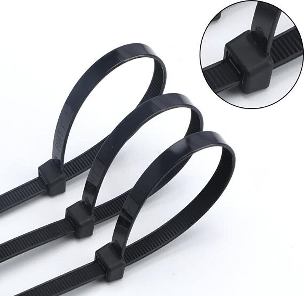 Fascette Fermacavi Autobloccanti 150x3,6mm in Nylon 100pz Nero - 9
