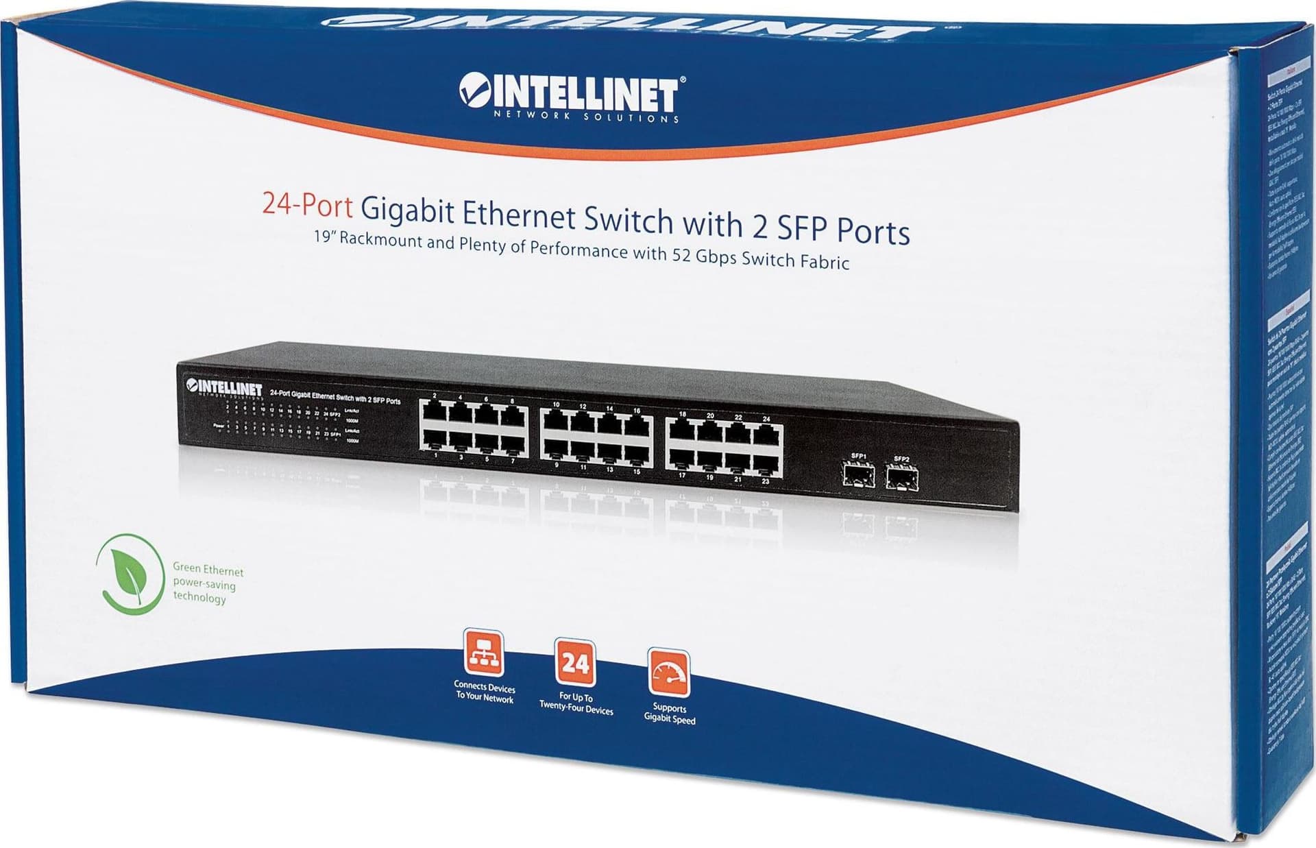 Switch Gigabit Ethernet 24 Porte + 2 Porte SFP - 2