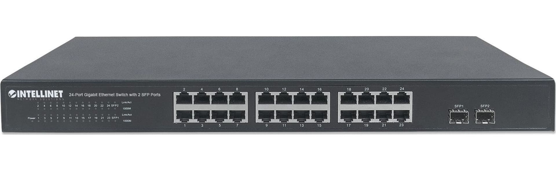 Switch Gigabit Ethernet 24 Porte + 2 Porte SFP - 4