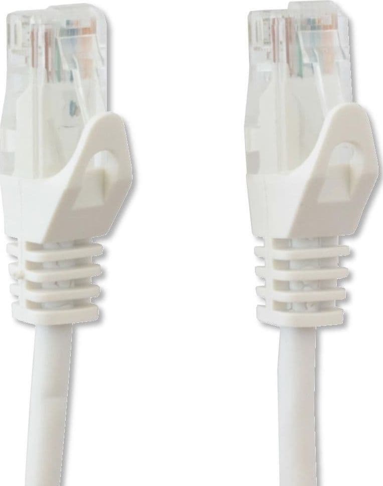 Cavo di rete Patch in CCA Cat.6 Bianco UTP 1m - 7