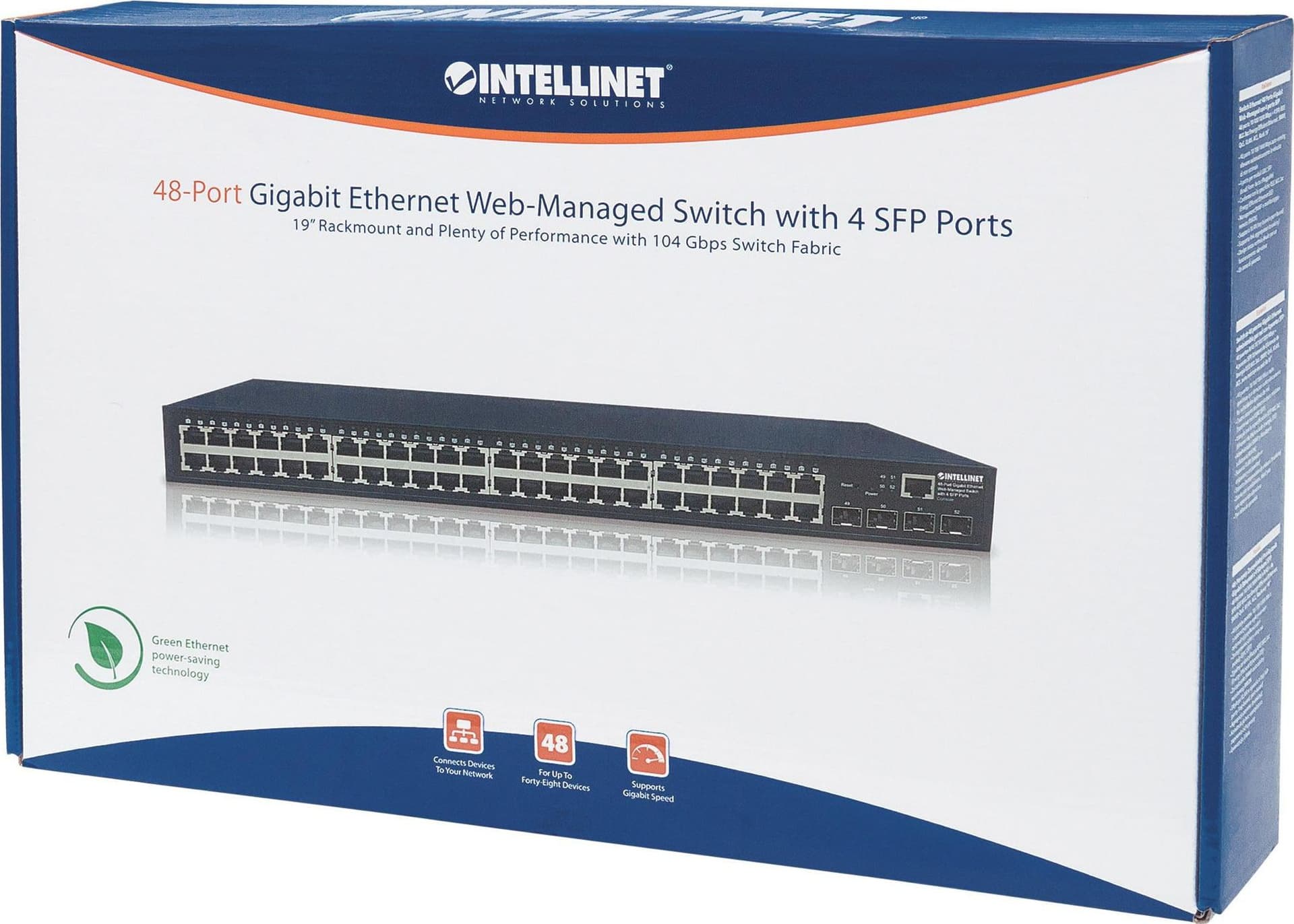 Switch Ethernet 48 Porte Gigabit Web-Managed con 4 porte SFP - 6