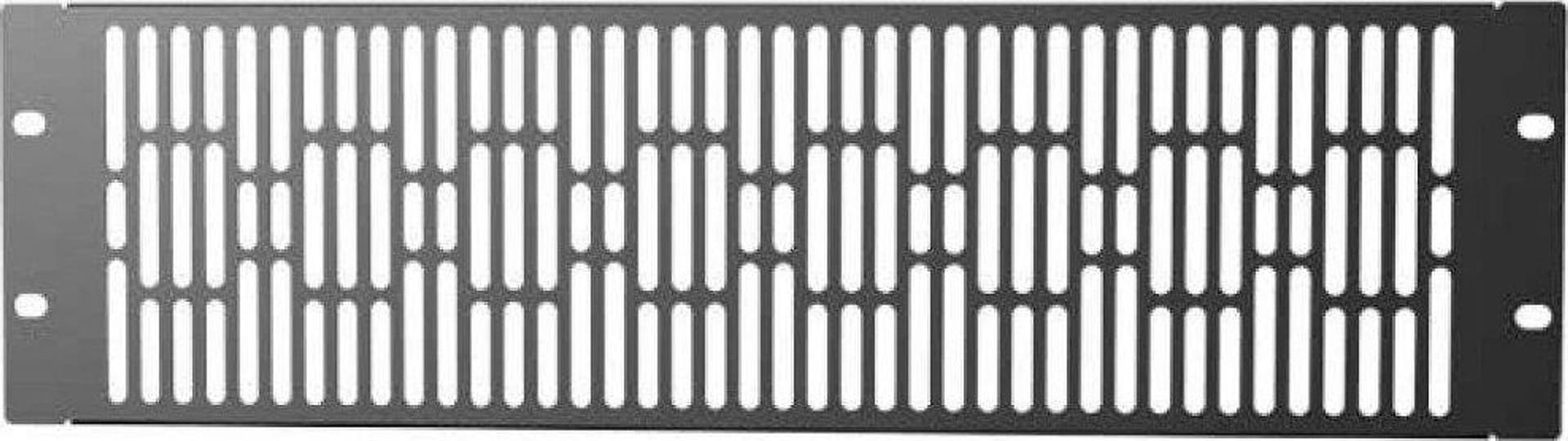 Pannello di Chiusura Ventilato 3U Nero per Rack Audio Video