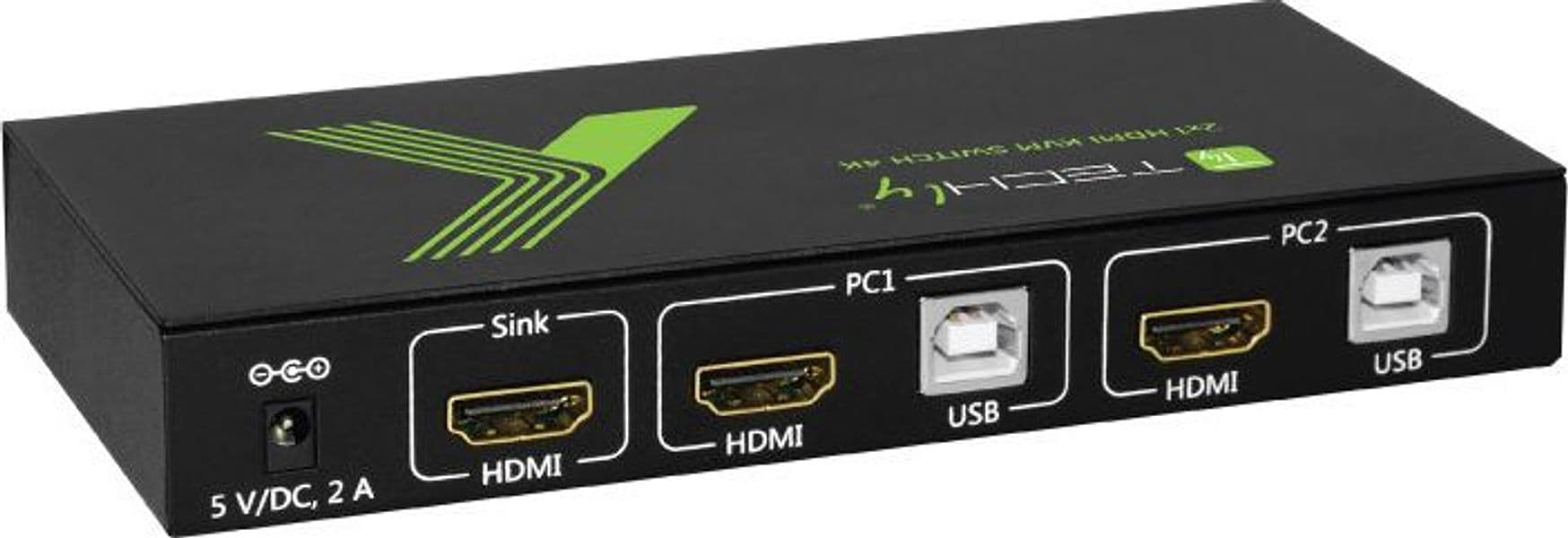 KVM switch 2x1 con USB e HDMI 4K - 3