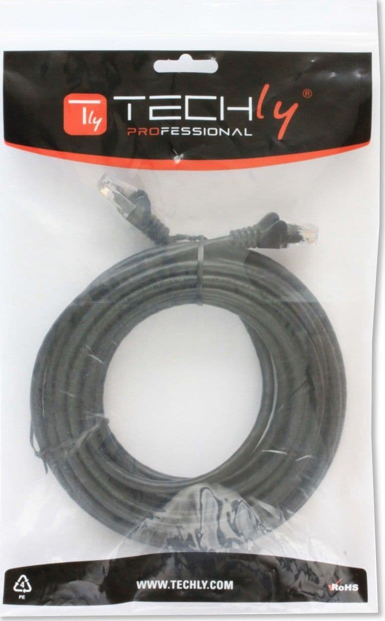 Cavo di Rete Patch in Rame Cat.6 Nero UTP 1,5m - 6