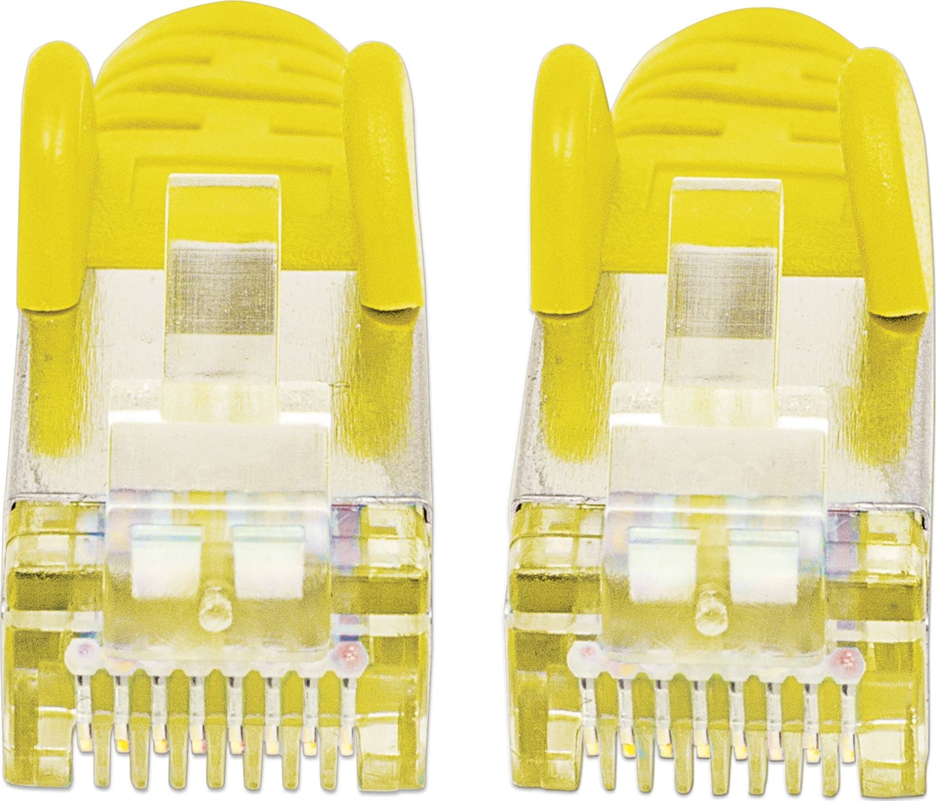 Cavo Patch Cat.7 Plug RJ45 6A S/FTP LSZH 15m Giallo - 3