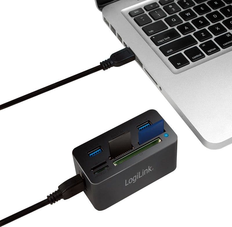 Hub USB 3.2 con lettore di schede di memoria - 5