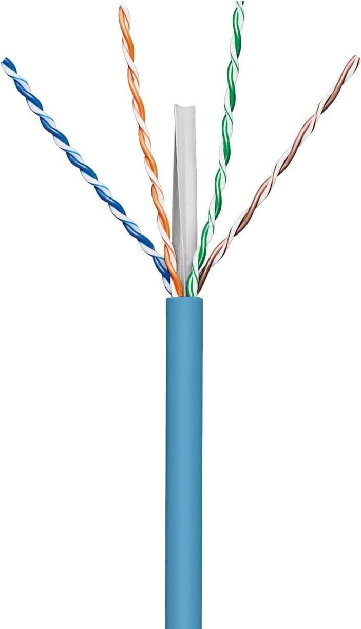 Matassa U/UTP Cavo Cat.6A Rame 305m LSZH Rigido Blu - 2
