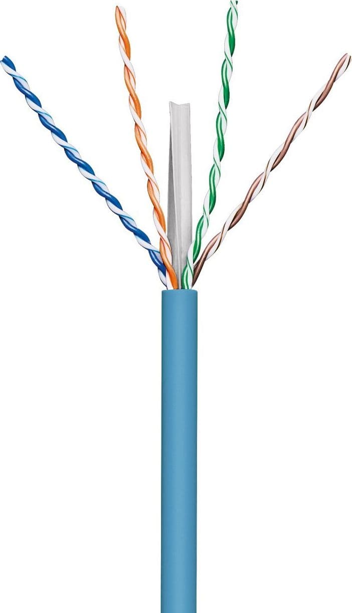 Matassa U/UTP Cavo Cat.6A Rame 305m LSZH Rigido Blu - 5