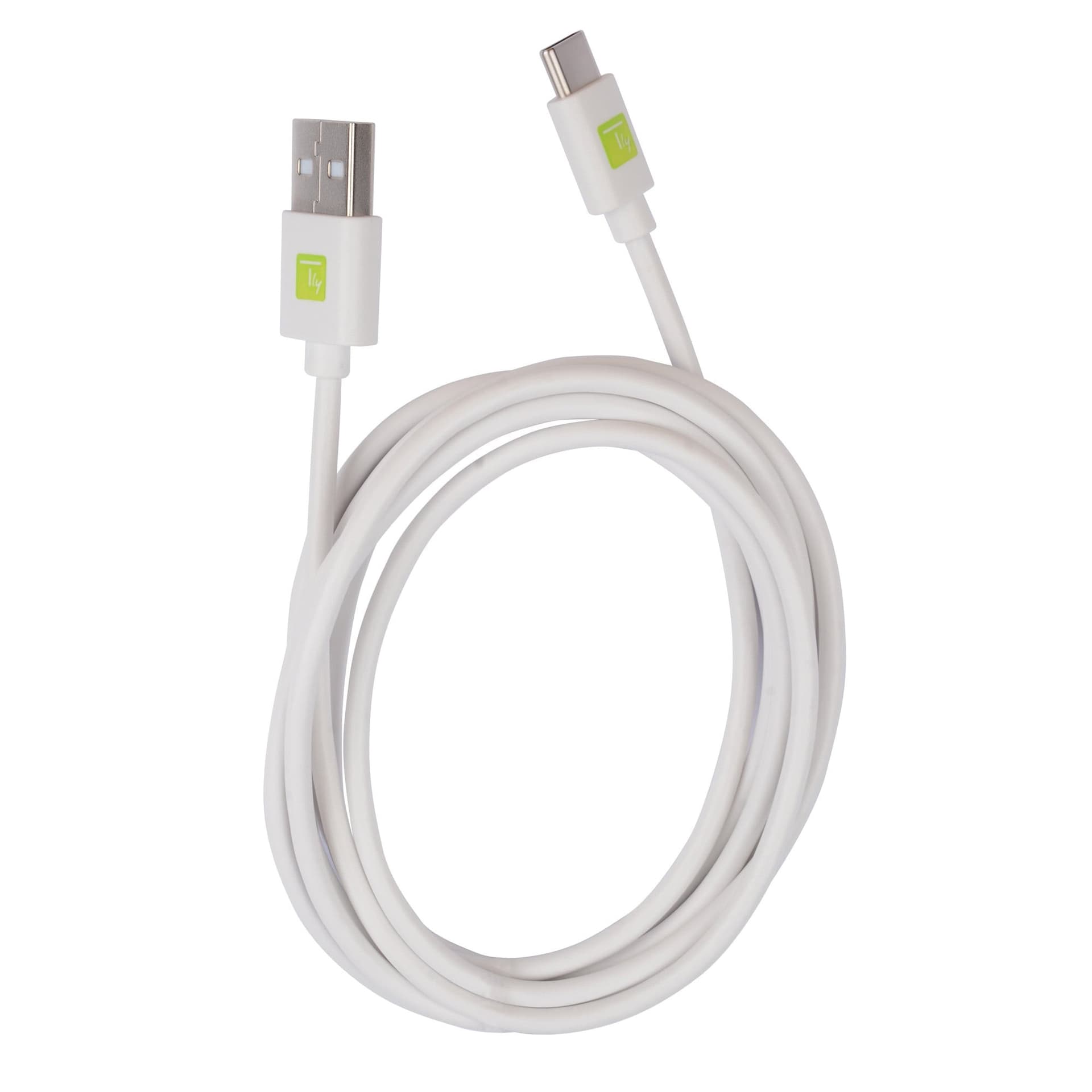 Cavo USB A Maschio 2.0 / USB-C&trade Maschio 2m Bianco - 2