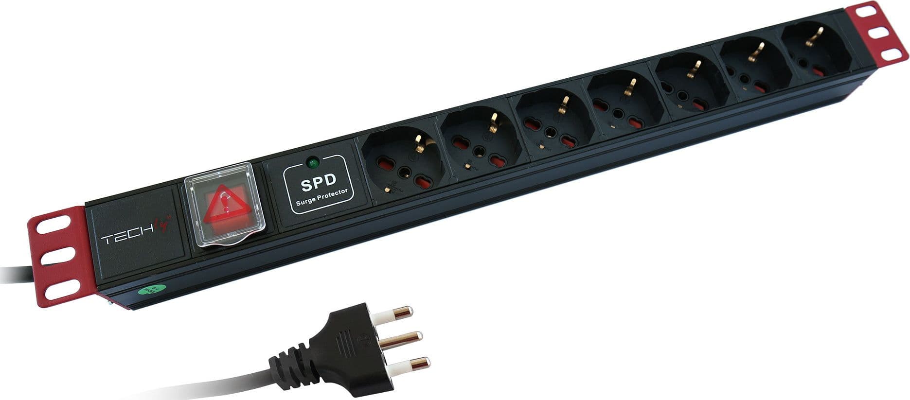 Multipresa da Rack 19'' 7 Posti con limitatore da sovratensioni - 6