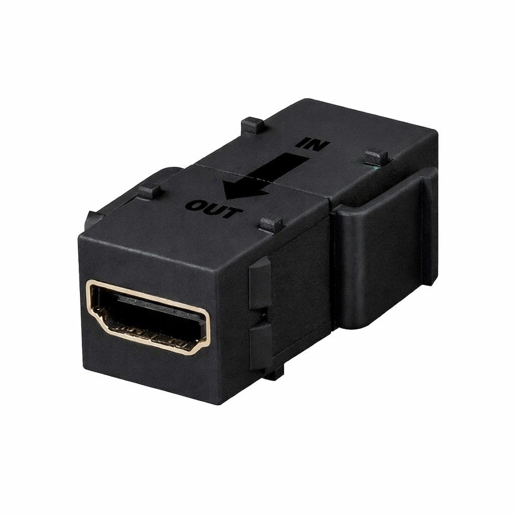 Accoppiatore Keystone HDMI&trade con Ripetitore Nero - 3